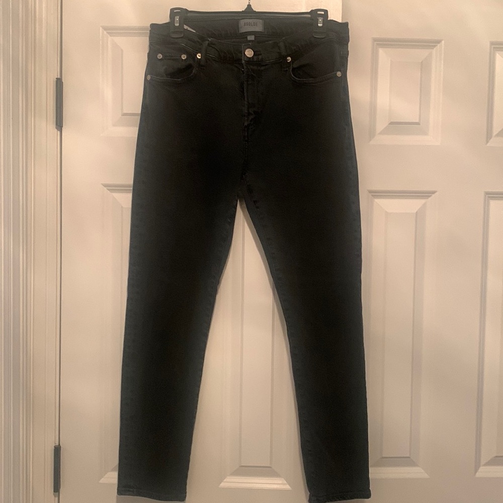 Agolde Toni Mid-Rise Slim Straight Jeans